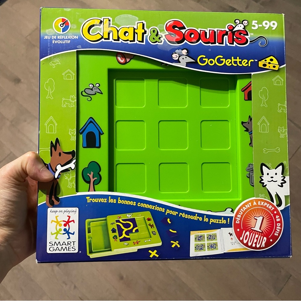 Chat & Souris GoGetter Puzzle - Green